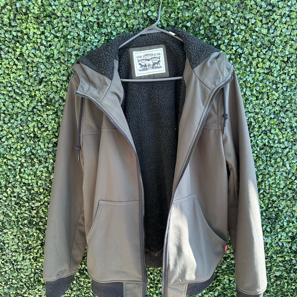 Levi Strauss & Co. Hunter Green Jacket with Black Lining